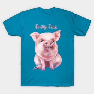 Pretty Pink Cute Piglet T-Shirt